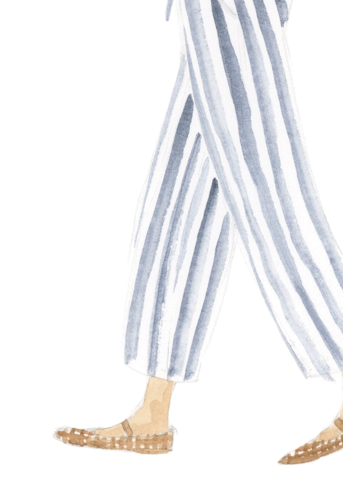 Stepping Out - 8 x 10 Art Print