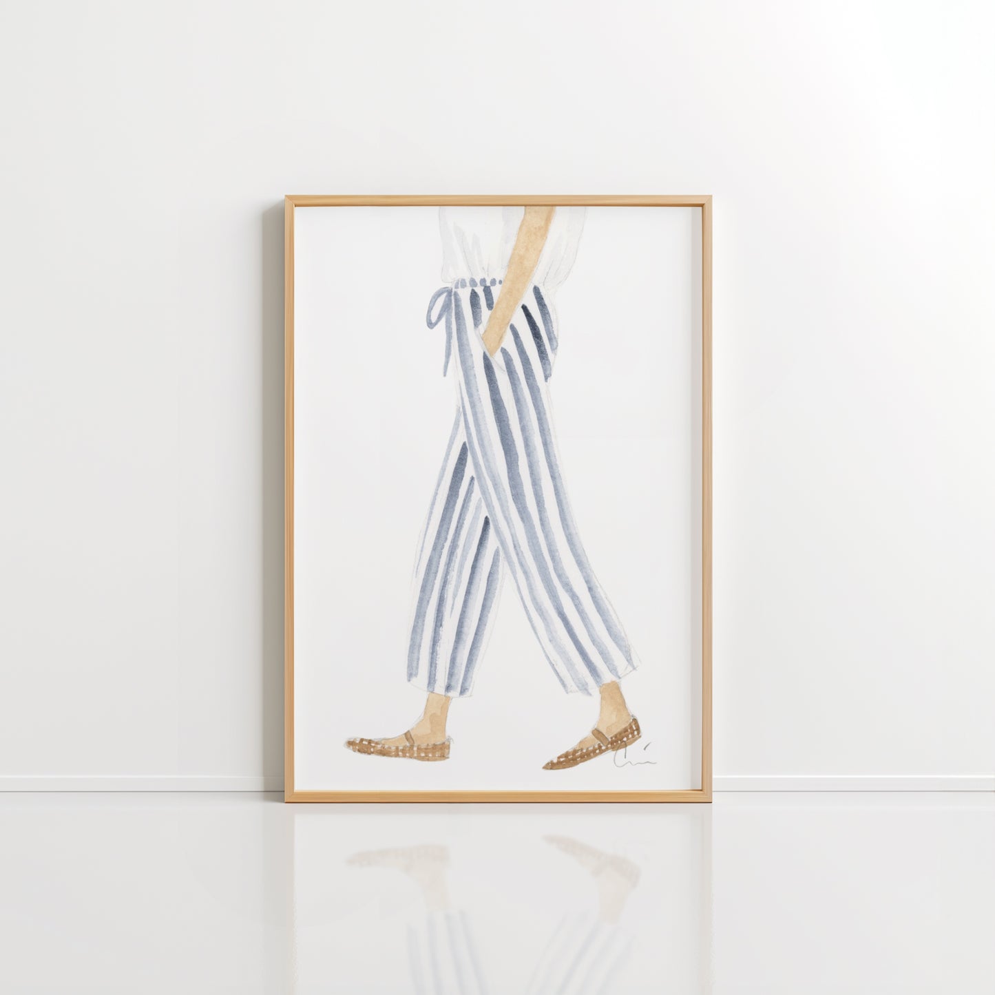 Stepping Out - 8 x 10 Art Print