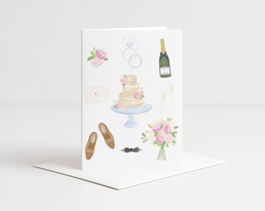 Wedding Wishes Greeting Card